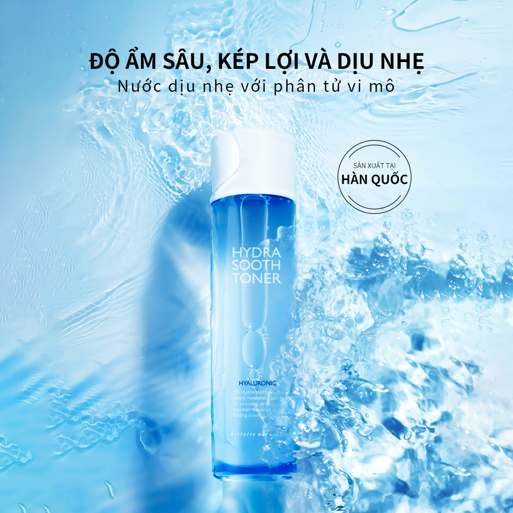 Nước hoa hồng dưỡng ẩm chuyên sâu và làm mềm da HN Hydra Sooth Toner 260ml