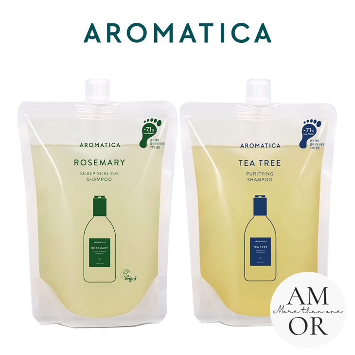 [aromatica] Shampoo refill 500ml (rosemary / tea tree)