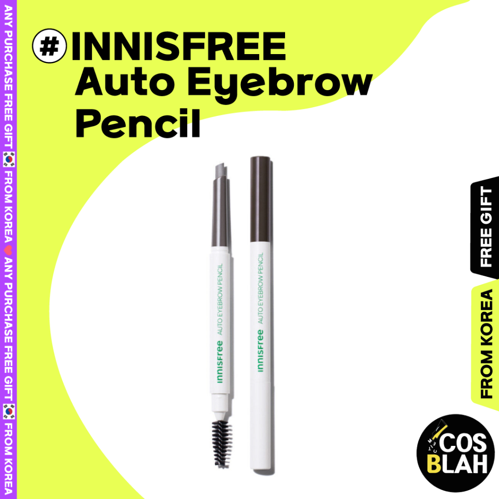 Bút Kẻ Lông Mày Tự Động 7 Màu Sắc Tùy Chọn Innisfree