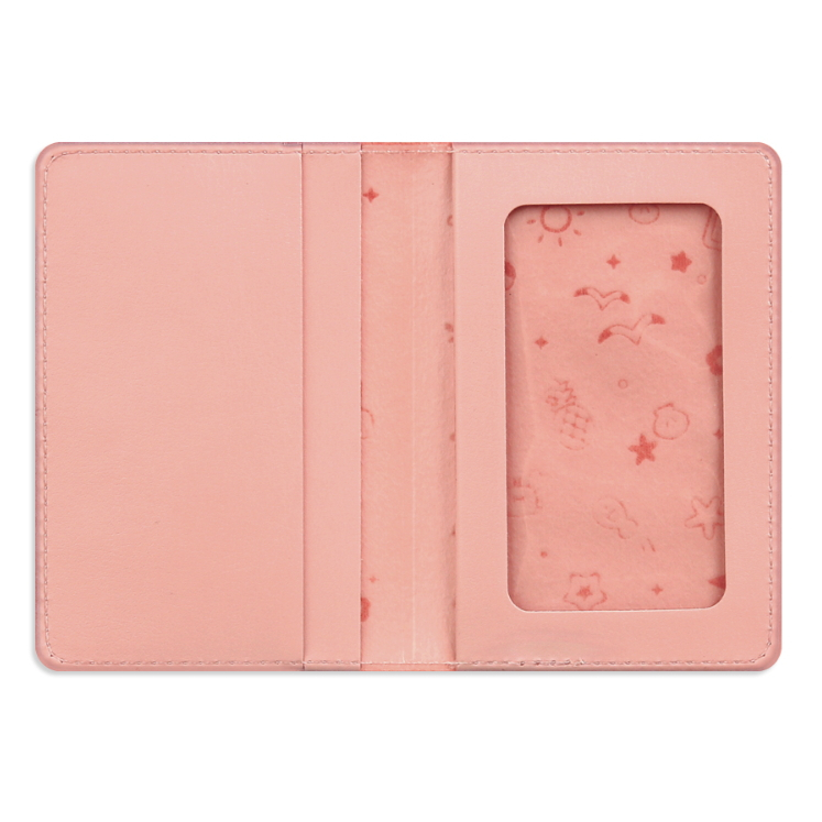 Ví Da PU Đựng Thẻ Gập Gọn Họa Tiết BT21 Minini Vancance