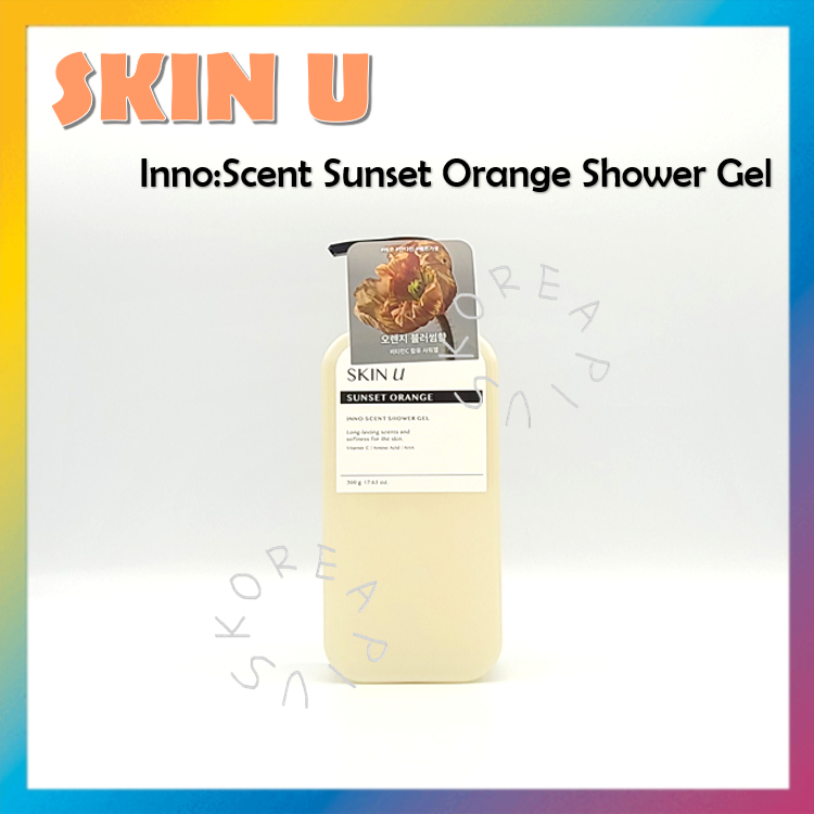 Gel Tắm SKIN U 500g Hương Cam Hoàng Hôn