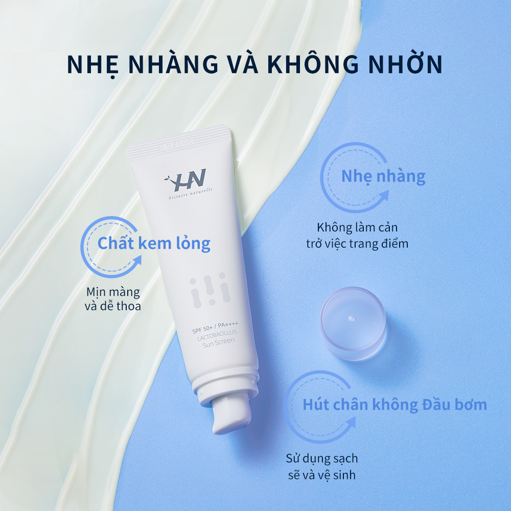 Kem Chống Nắng UVA&UVB Bảo Vệ Da Hoàn Hảo Và Làm Trắng Da SPF 50+ PA++++ HN Brightening Sunscreen 50ml