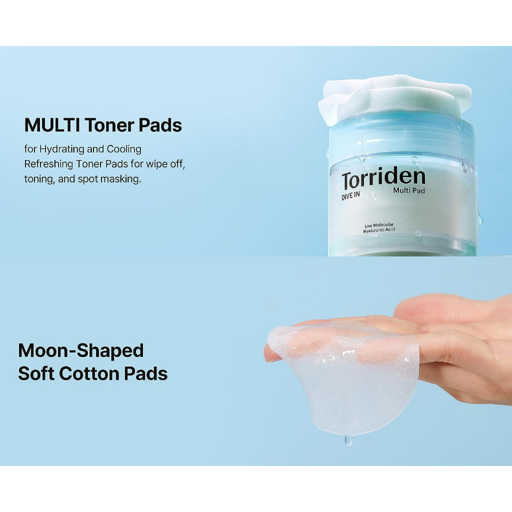 TORRIDEN DIVE IN LOW MOLECULAR HYALURONIC ACID MULTI PAD 80EA