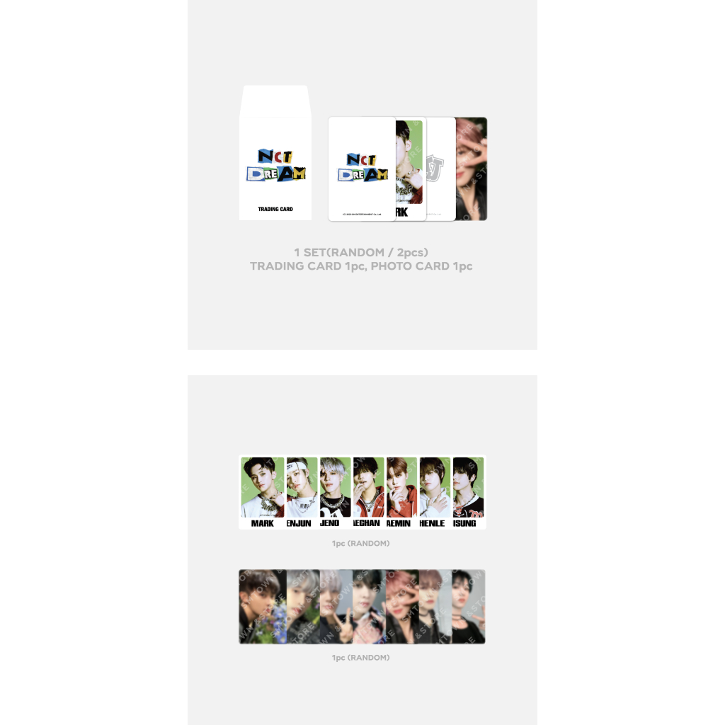 NCT DREAM RANDOM TRADING CARD SET  - DREAM Agit : Let's get down