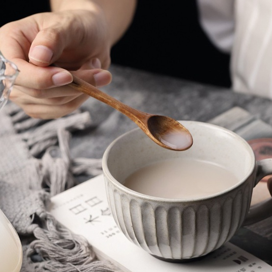 Muỗng Gỗ Khuấy Cà Phê Phong Cách Nhật Bản