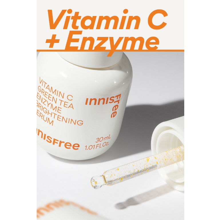 Serum Trà Xanh innisfree Vitamin C Làm Sáng Da / innisfree Vitamin C Green Tea Enzyme Brightening Serum 30mL