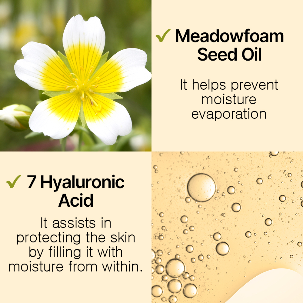 Kem dưỡng ẩm mặt RAVIEL Meadowfoam Seed Oil 7 Hyaluronic Acid 100ml/ Dermabiome CX & Catus chống lão hóa nếp nhăn