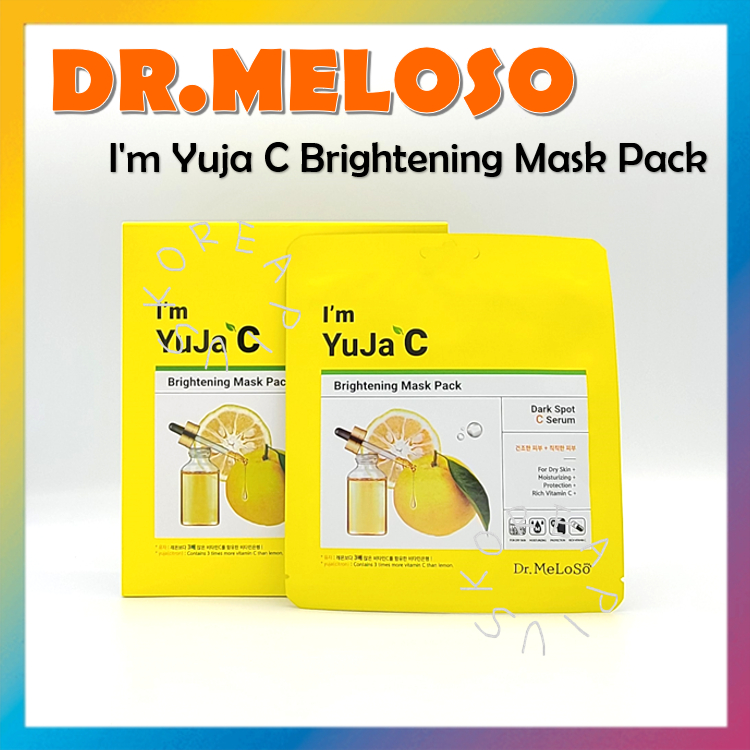 Set 10 Mặt Nạ Làm Sáng Da DR.MELOSO I 'M Yuja C 25ml