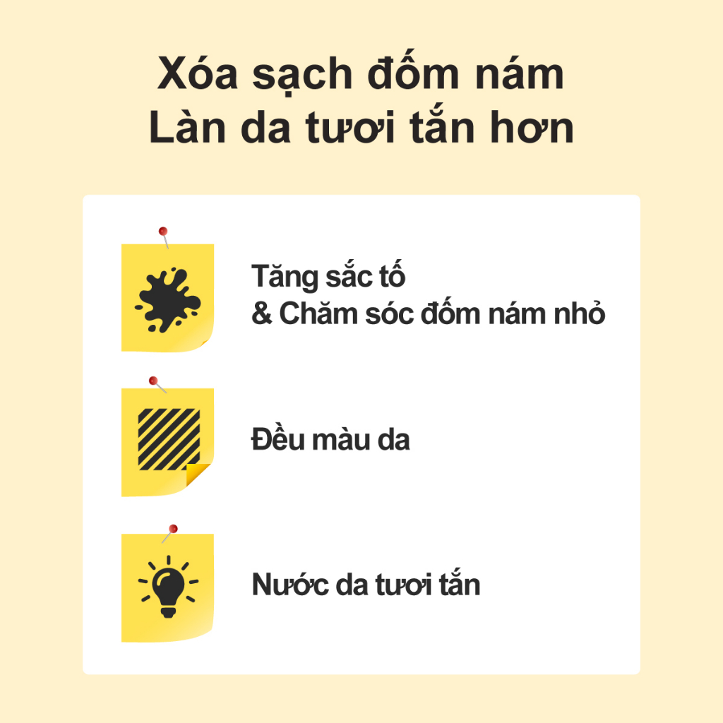 20 Miếng toner numbuzin No.5 Vitamin-Niacinamide Concentrated Pad 180ml