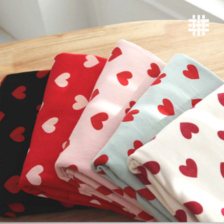 Khăn cotton spandex dệt họa tiết trái tim thời trang cho bé gái theink0202