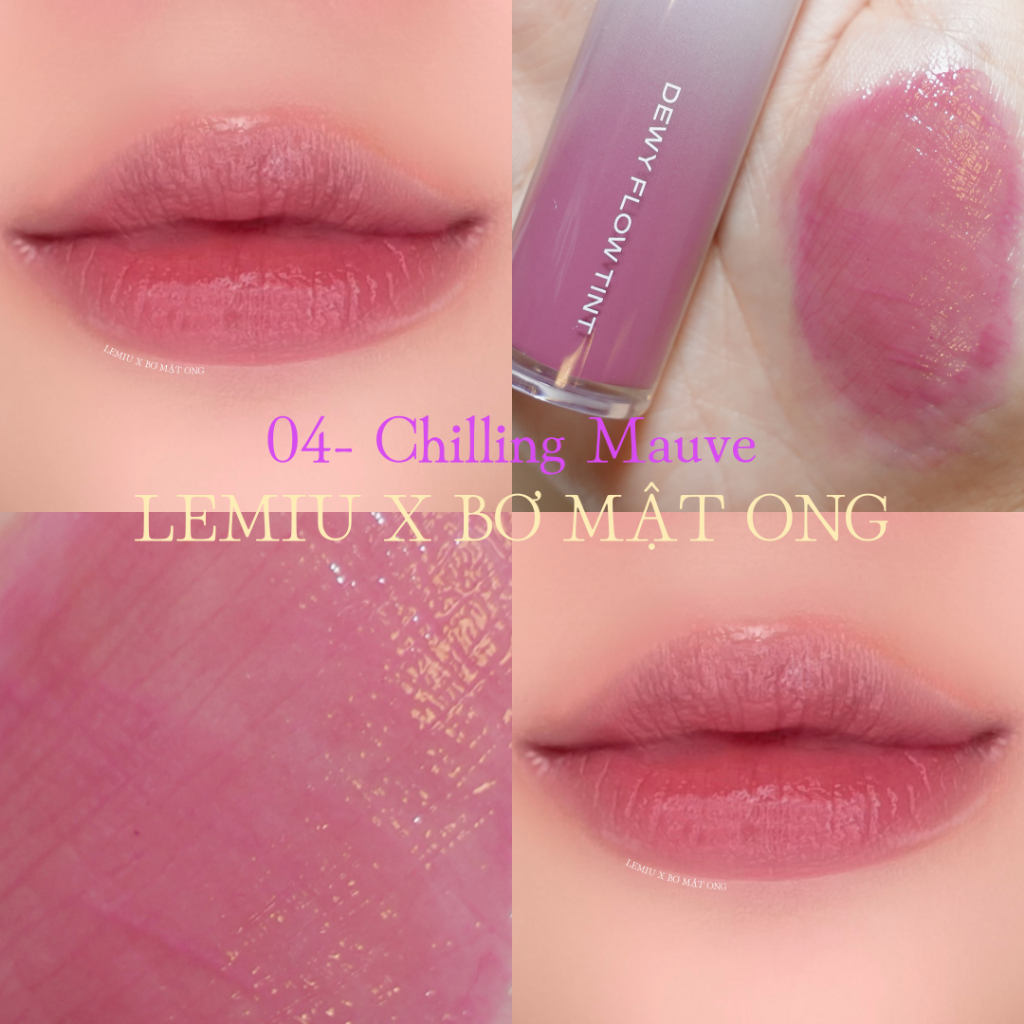 Son bóng siêu mỏng nhẹ cho đôi môi căng mọng Dewy Flow Tint Vegan 5g