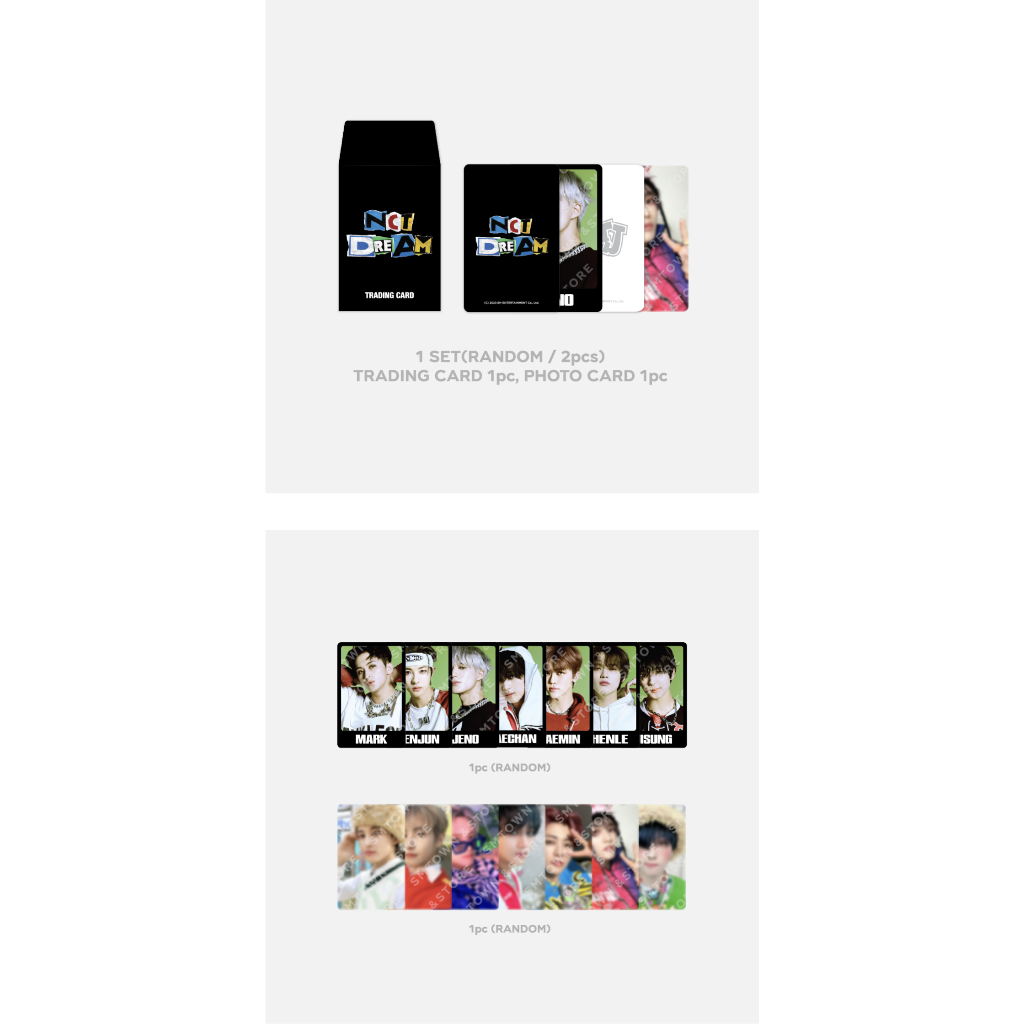 NCT DREAM RANDOM TRADING CARD SET  - DREAM Agit : Let's get down
