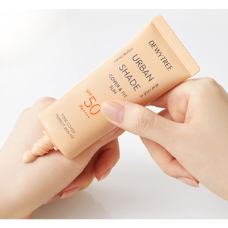 [DEWYTREE] Kem chống nắng nâng tông Urban Shade Cover & Fit Sun 40ml ☀️ SPF50+ PA++++ | Che khuyết điểm, Kiềm dầu | Không gây bí da (Mẫu mới)