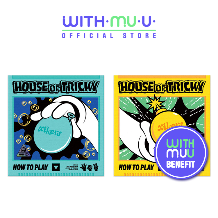 Album mini thứ 2 Stone Entertainment xikers "HOUSE OF TRICKY : HOW TO PLAY" (WITHMUU POB)