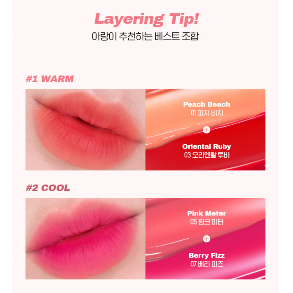 New! Water Blurring Fixing Tint 10colors, Kem Cố Định Màu Nước 10 Màu Tùy Chọn