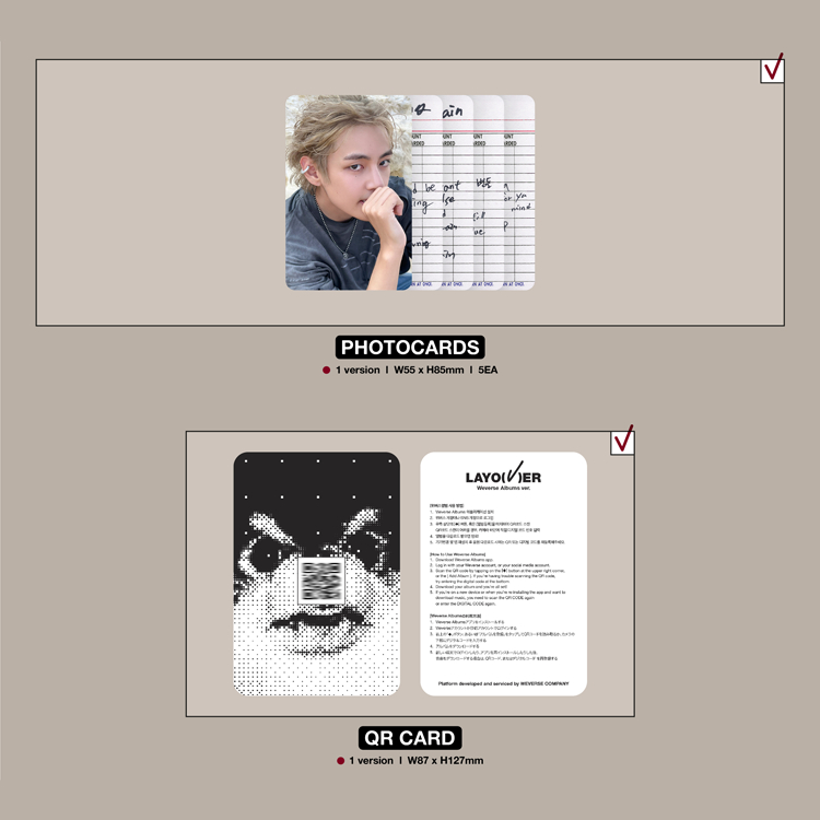 Album đầu tiên Hybe Labels BTS V layover