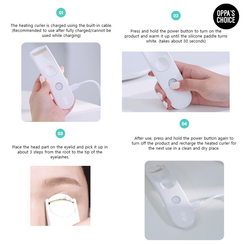 Máy Uốn Lông Mi Nhiệt  FILLIMILLI HEATING EYELASH CURLER