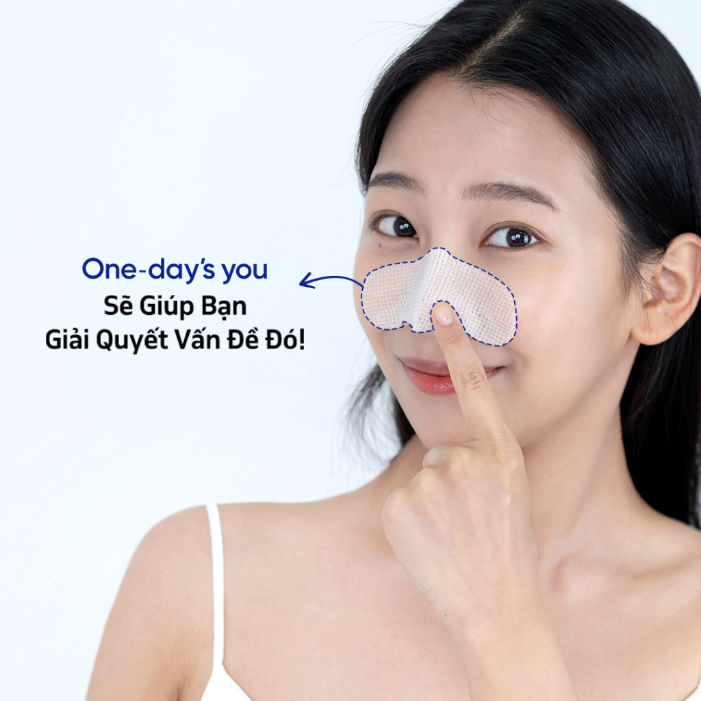 ONE DAY'S YOU Serum Giảm Mụn Đầu Đen Mụn Ẩn Se Khít Lỗ Chân Lông (100ml) & Hộp Miếng Dán Bông Đắp (10 Miếng) & Miếng Dán Lột Mụn Làm Sạch Sâu (1 Miếng)