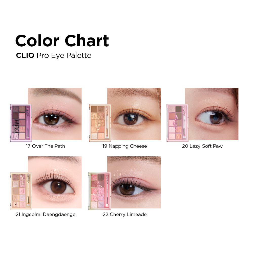 Bảng Phấn Mắt Clio Màu Sắc Độc Đáo Thiết Kế Chất Lượng Cao 6g