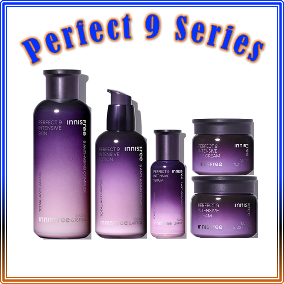Kem Dưỡng Da Mắt innisfree Perfect 9 Chăm Sóc Da Hoàn Hảo / innisfree Perfect 9 Intensive Skincare ( Skin, Lotion, Serum, Cream, Eye Cream)