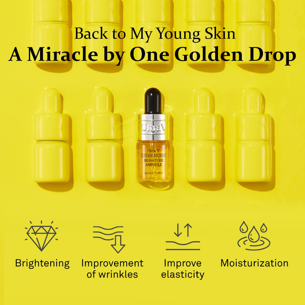 Set 4 Tinh Chất Ampoule Ultra V Idebenone 8ml