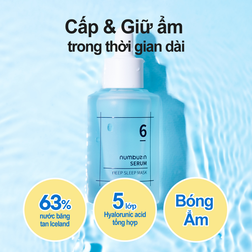 Serum numbuzin Deep Sleep mặt nạ số 6