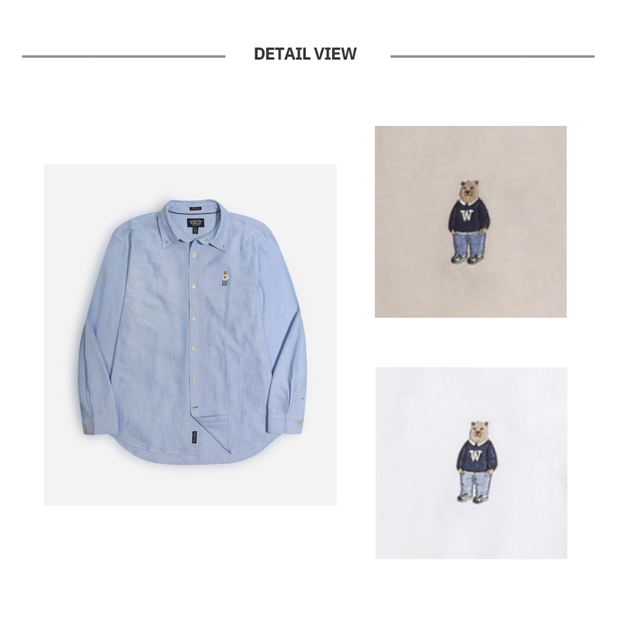 [WHO.A.U] Áo Sơ Mi Steve Oxford Shirts Unisex Style | WHYWD3811U