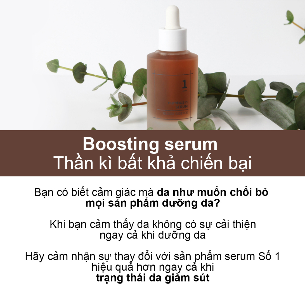Serum tinh chất numbuzin No. 1 Glossy Essence Serum căng bóng da