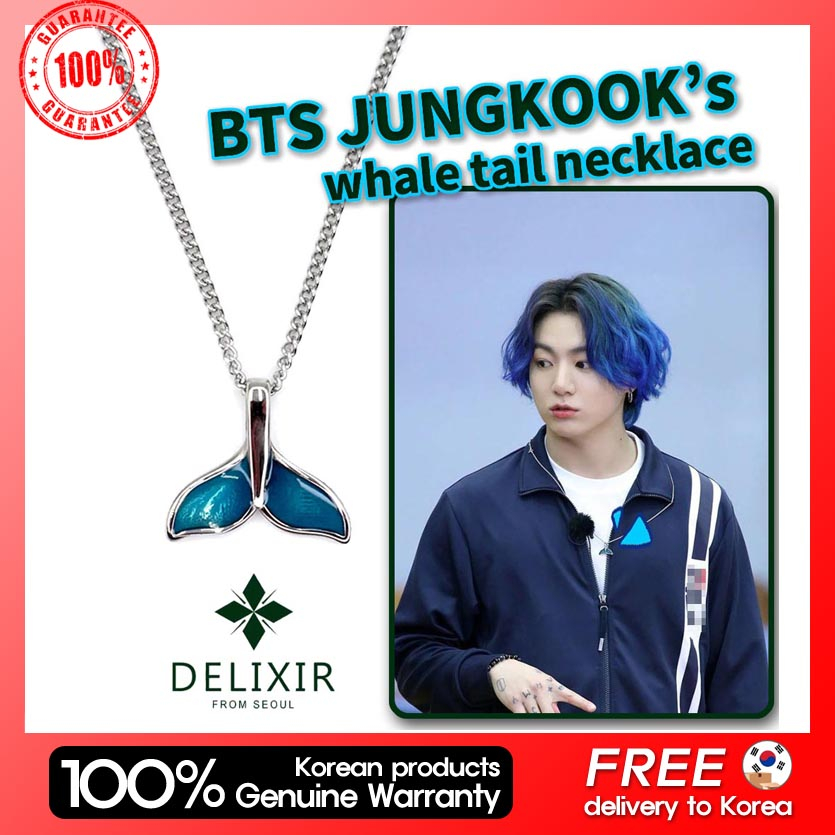 [DELIXIR] Vòng cổ đuôi cá heo đuôi xanh _ Vòng cổ của BTS JUNGKOOK