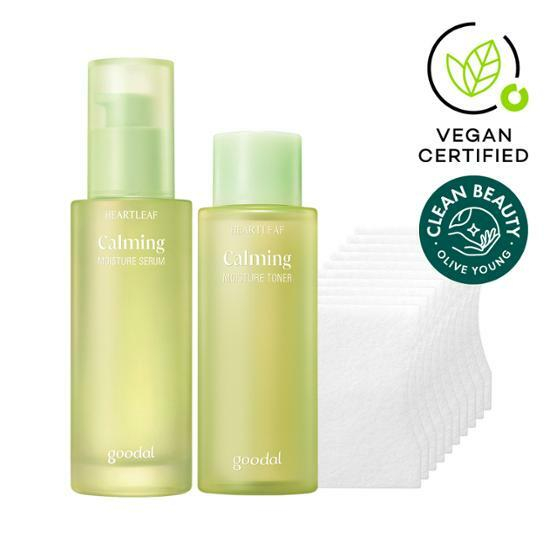 Set Tinh chất Dưỡng Ẩm Làm Dịu Da Goodal Houttuynia  Calming Moisture serum 50ml
