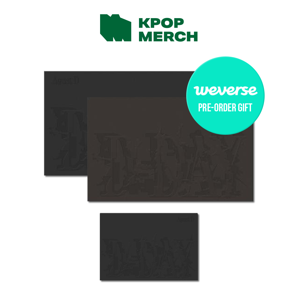 Album thẻ ảnh BTS Suga solo album Agust D D-day Weverse pob