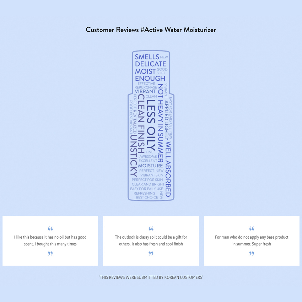 LANEIGE Homme Active Water Moisturizer Tinh Chất Cấp Nước 125ml Giúp Dưỡng Ẩm Cho Da Sau Khi Tắm