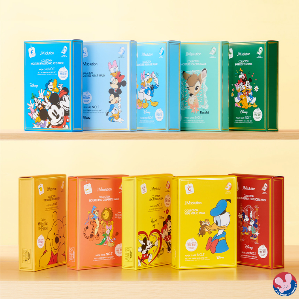 JM SOLUTION Set 10 Mặt Nạ Bộ Sưu Tập DISNEY