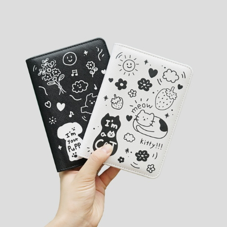 Bao Da Hộ Chiếu Saffiano RFID Chống Trượt