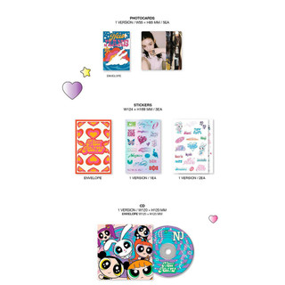NEWJEANS [GET UP] 2nd EP Album (THE POWERPUFF GIRLS X NJ BOX ver.)