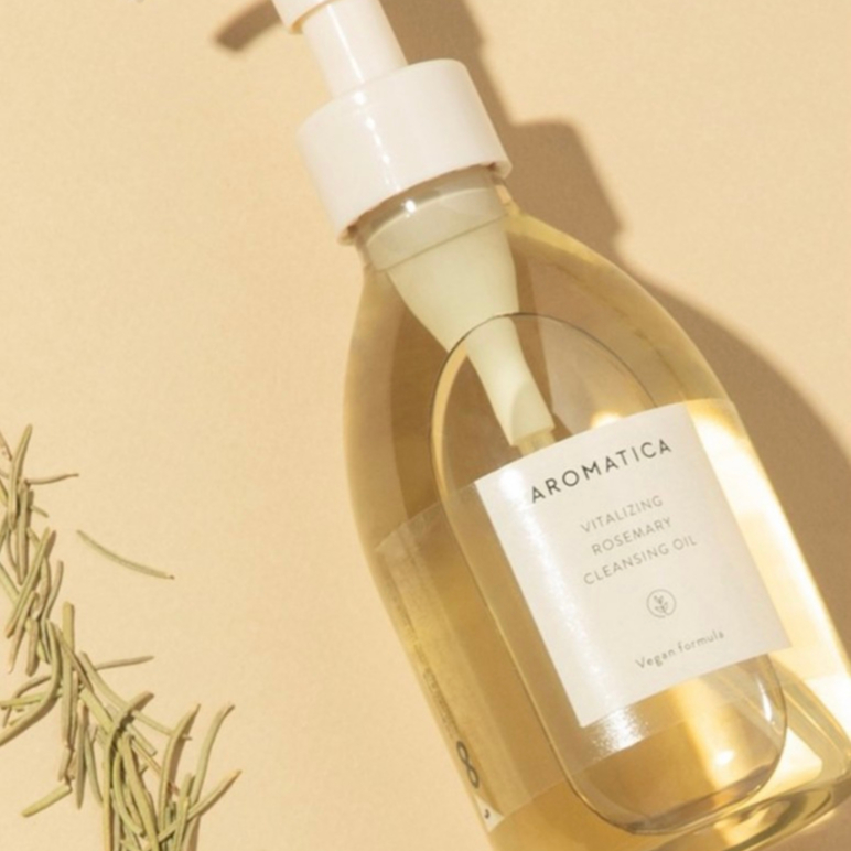 Dầu tẩy trang chiết xuất hương thảo trẻ hóa hồi phục da AROMATICA VITALIZING ROSEMARY CLEANSING OIL 200ml