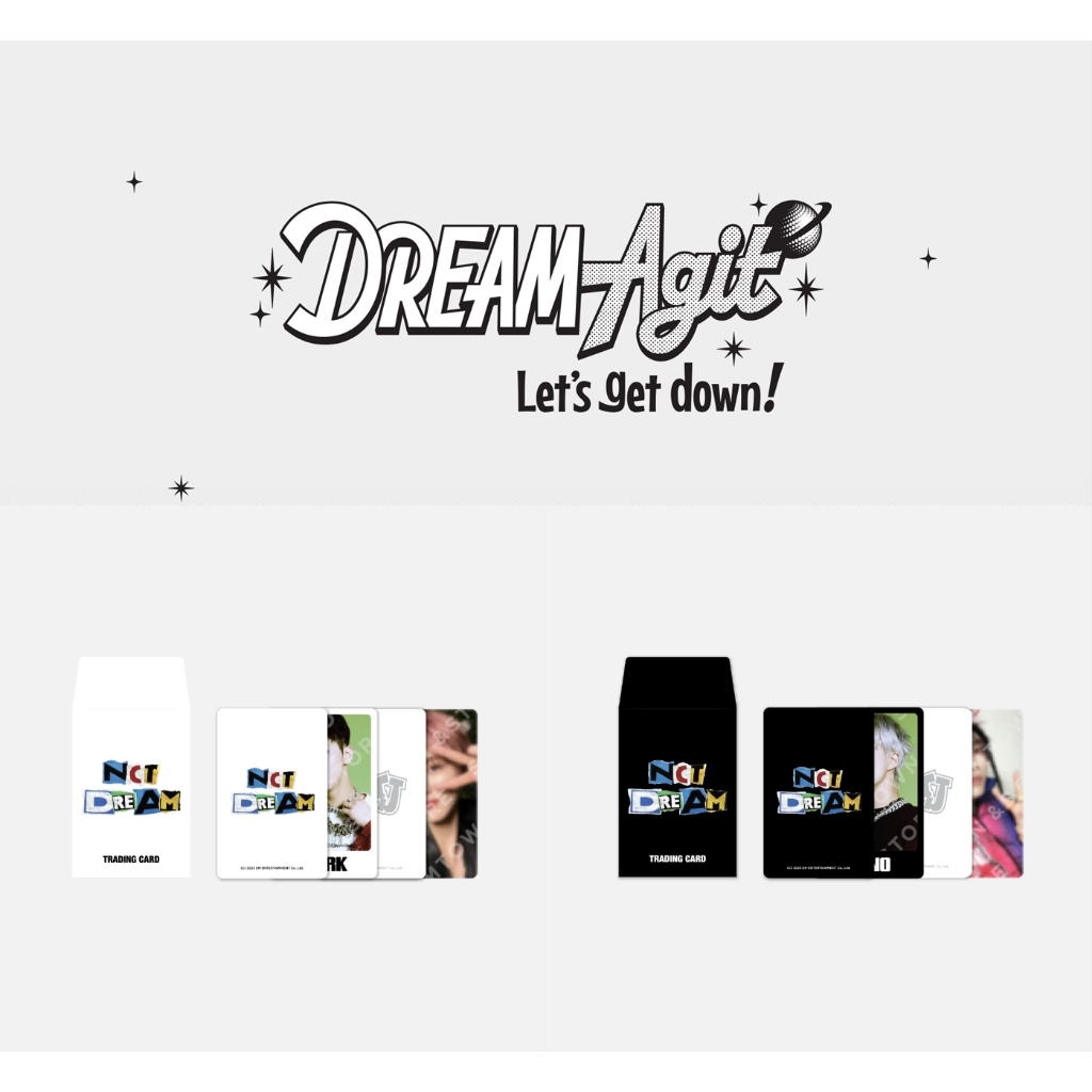 NCT DREAM RANDOM TRADING CARD SET  - DREAM Agit : Let's get down
