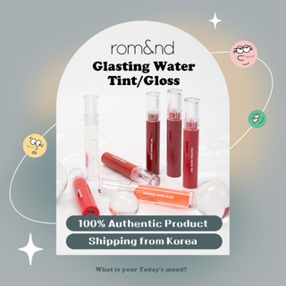 Son tint / bóng nước đúc glasting water tint / gloss | son bóng dạng lỏng màu sắc tươi tắn ánh kim độc đáo