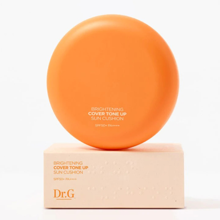 Phấn Cushion Chống Nắng Dr.G Brightening Cover Tone Up Sun Cushion SPF50+ PA++++ 15g + Một Món Quà Nhỏ