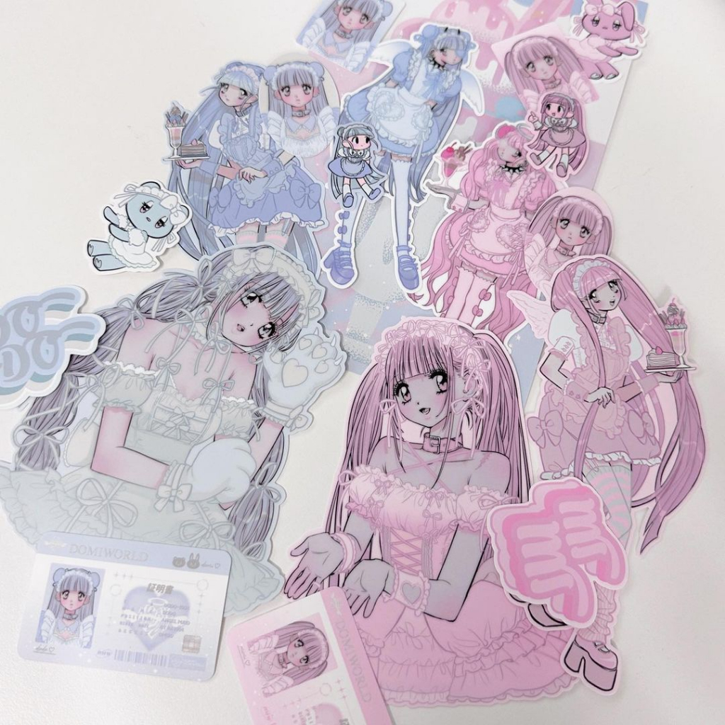 Bộ Hình Dán DOMI WORLD  DODO x MiMi Piece