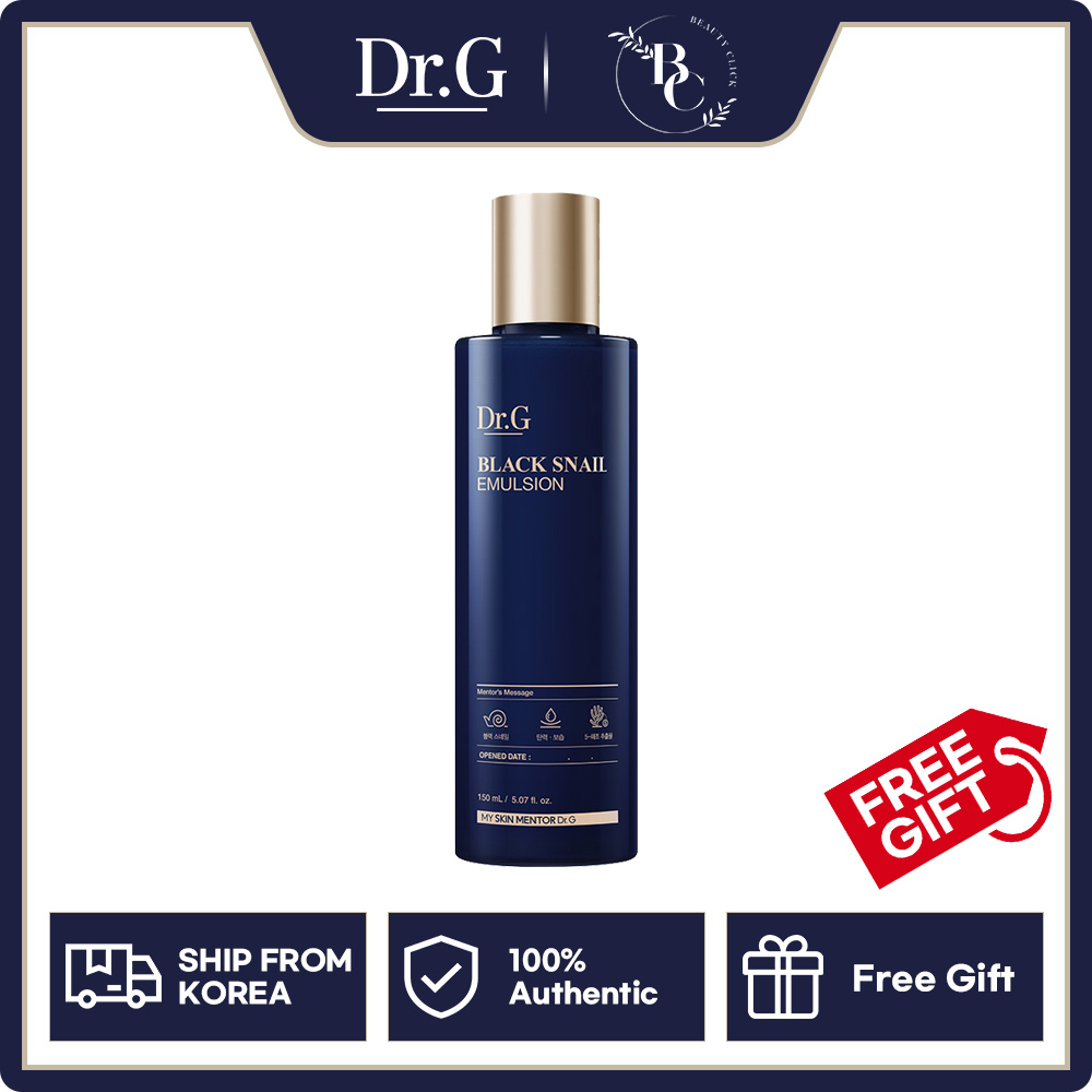Sữa Dưỡng Dr.G Black Snail Emulsion 150ml + Một Món Quà Nhỏ