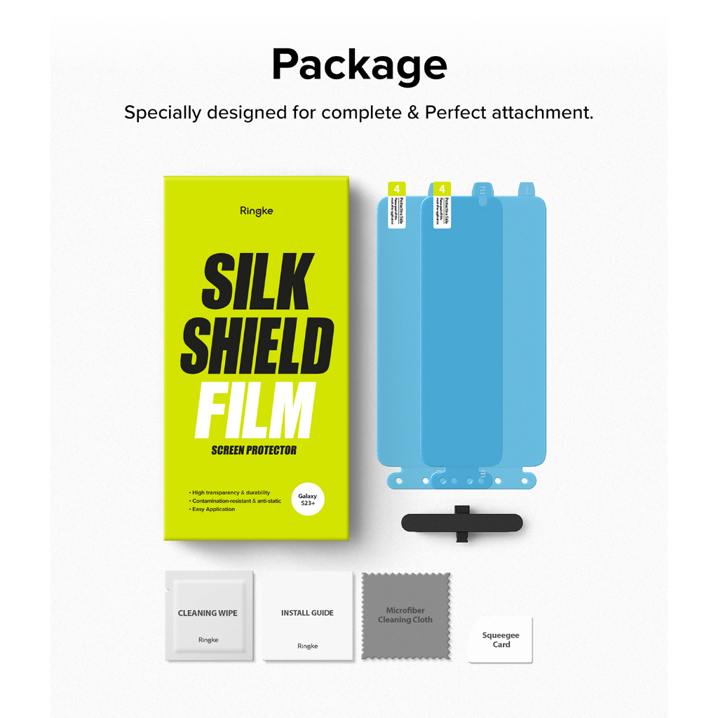Miếng Dán Bảo Vệ Màn Hình Cho Galaxy S23 Plus S23 Ringke