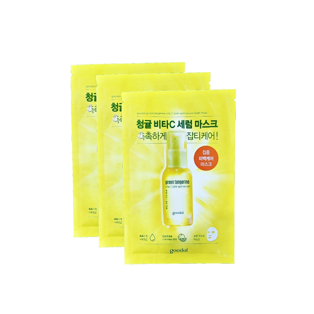 Goodal Mặt nạ dưỡng da trị thâm nám Green Tangerine Vita C 30ml