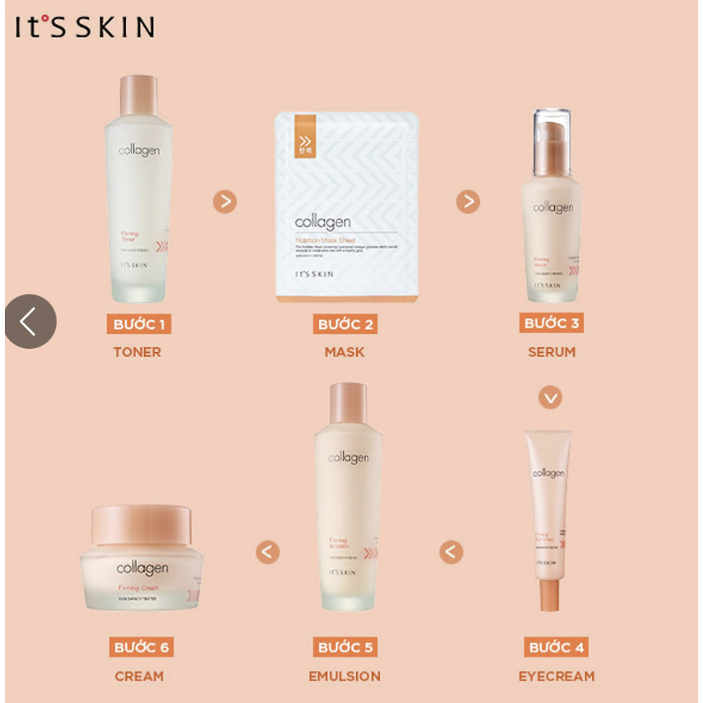 Kem dưỡng làm săn chắc da Its Skin  Collagen Firming Cream 50ml