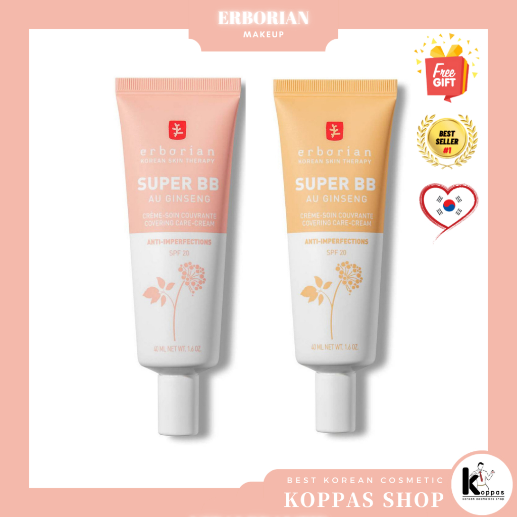 Erborian Super BB 15ml/40ml Kem bb Che Khuyết Điểm Toàn Diện 15ml / 40ml