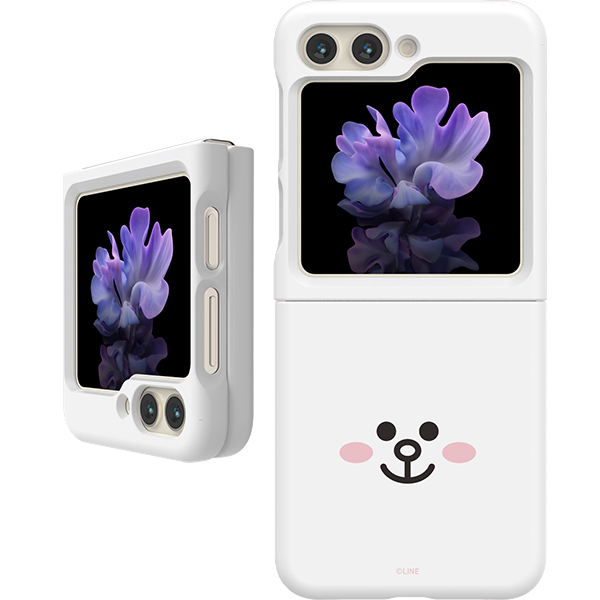 Line friends Ốp Điện Thoại In Hình Nhân Vật Hoạt Hình Hàn Quốc Cho galaxy z flip 5