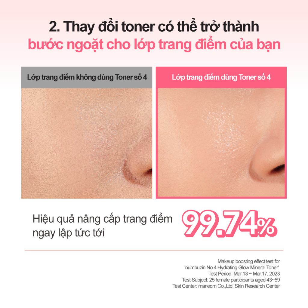Toner NUMBUZIN khoáng dưỡng ẩm số 4