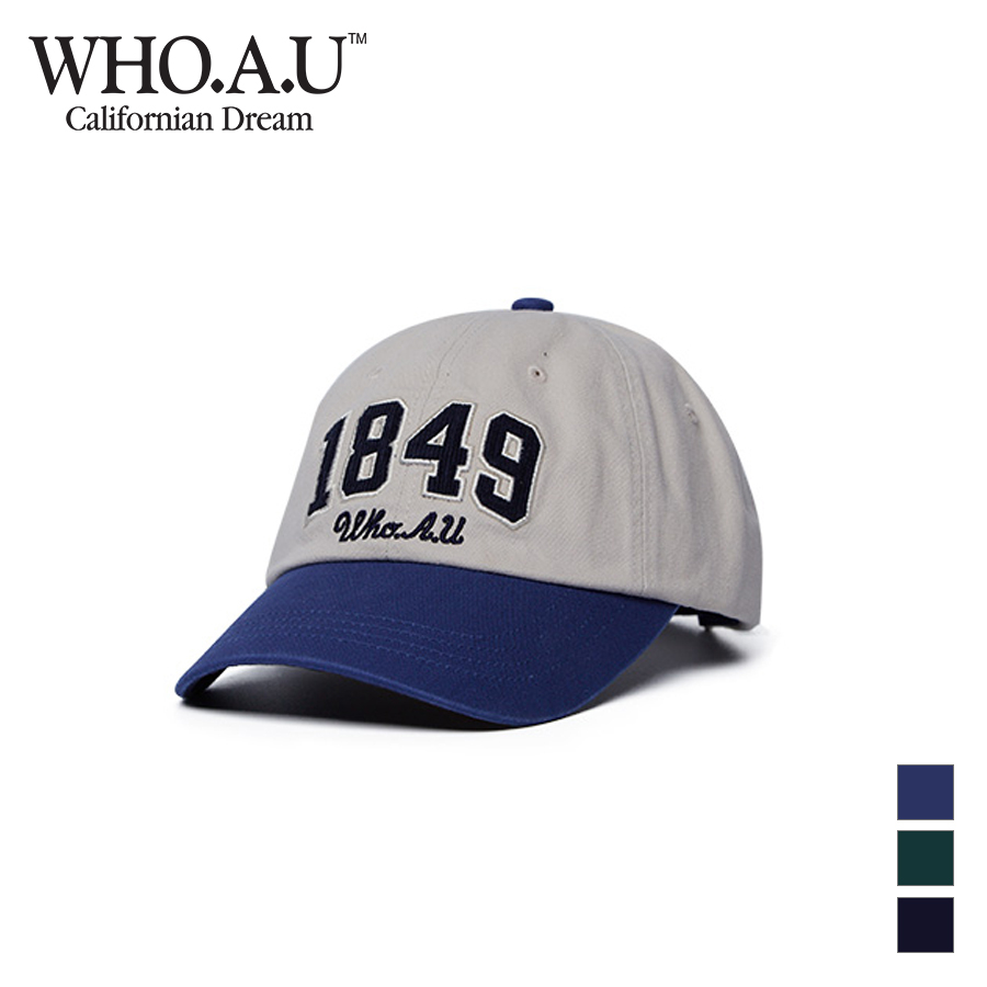 Mũ bóng chày WHO.A.U WHACD4934A phối màu 1849 Two Tone Ball Cap 100% Cotton