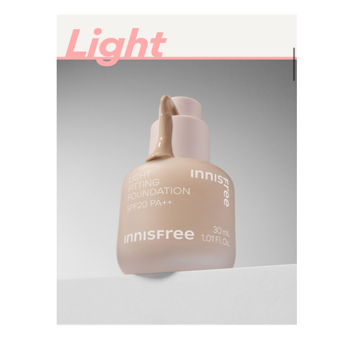 Kem Nền innisfree Nhẹ Nhàng 30ml