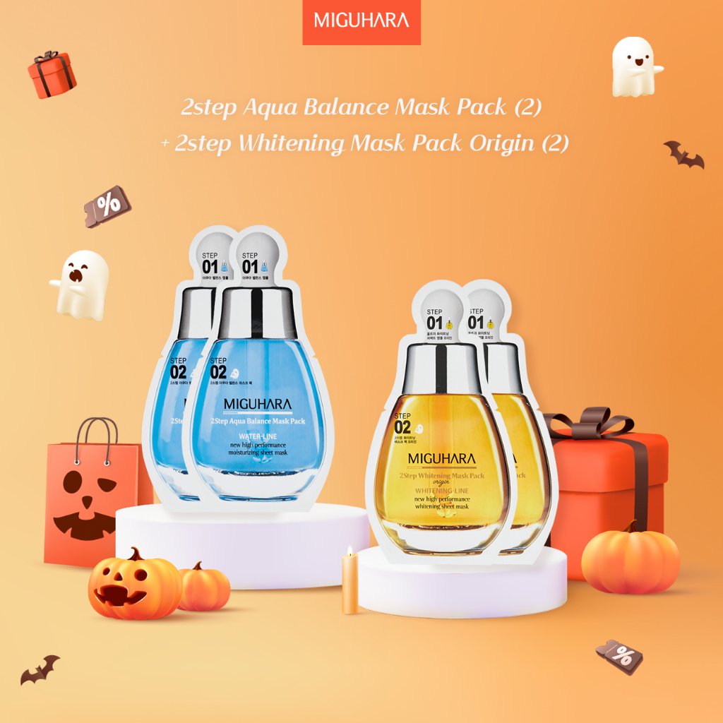 2Step Mặt Nạ Cân Bằng Cấp Ẩm Chất Lượng Cao 1pcs/10pcs 2Step Aqua Balance Mask Pack